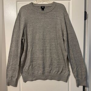 H&M Men's Crewneck Sweater - Heather Gray